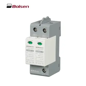 Sertifikat CE SPD Surge Arrestor 2P 3P 40kA DC SPD Surge Protector untuk Panel Surya Dalam Kotak Combiner