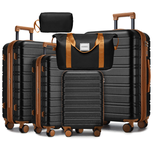 Family Use Expandable Durable Suitcase 6 Pcs Set with Duffel Bags for Personal Travel Business Journey Use Factory Wholesale