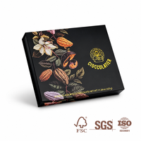 Boîte à Livres Rigide en Papier avec Insert en Éponge Magnétique à 30 Compartiments, Personnalisable avec Logo, pour Emballage de Chocolats et Dattes, Vente en Gros