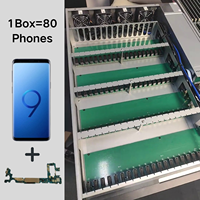 Caja de Placa Base para Teléfonos Android Usados, 80 Unidades, Chasis para Smartphone, Embalaje Personalizado, Sistema de Gestión Unificada de Dispositivos