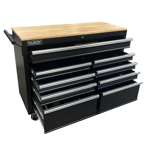 Armoire à outils à 13 tiroirs pas chère, chariot à outils en métal sur roulettes pour garage, avec outils - Product Image 6