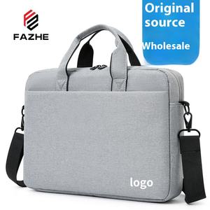 Maletín para ordenador portátil de gran capacidad para negocios, bolso de moda de un solo hombro con logotipo, bolso impermeable de nailon para portátil, regalo - Product Image 2