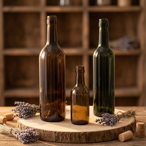 Bouteille de vin en verre vide de luxe 750 ml pour vin de Bordeaux, Bourgogne, <span class=keywords><strong>Grand</strong></span> <span class=keywords><strong>Cru</strong></span>, whisky, champagne, bière, liqueur – Vente en gros - Product Image 1