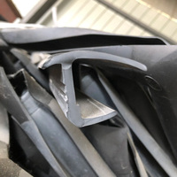 Joint d'étanchéité en caoutchouc EPDM en forme de C pour porte, extrudé avec service de découpe, pour camions frigorifiques, conteneurs et chaîne du froid