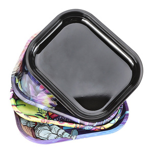 Wholesale Metal <strong>Tobacco</strong> Smoking <strong>Tin</strong> Roll Tray Customizable Cigarette Tray <strong>Tin</strong> - Product Image 6