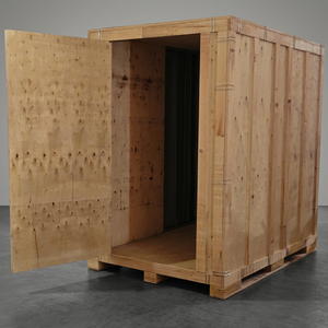 Caja de Almacenamiento de Madera Personalizada Premium con Puerta, Marco de Contrachapado LVL para Soluciones de Embalaje Seguro para Exportación con Logotipo Personalizado - Product Image 1