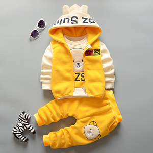 <span class=keywords><strong>Conjunto</strong></span> de Ropa de Bebé de Tres Piezas, Chaleco para Bebé de 1 a 4 Años, Traje Navideño para Bebé, Conjuntos de Ropa para Bebé Niño Otoño Invierno - Product Image 1
