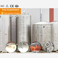 Réacteur automatique en verre de 1000 L avec mélangeur à vis en SUS316L pour usine de fabrication, neuf