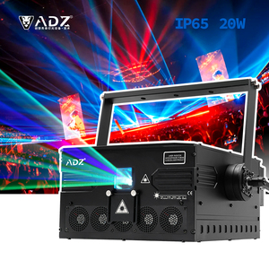 Luces Láser RGBW de Alta Potencia de 20 W, Resistentes al Agua para Exteriores, IP65, ILDA Pangolin FB4, Animadas, para Discotecas, <span class=keywords><strong>DJ</strong></span>, Espectáculos Láser, Clubes, Escenarios, Bodas - Product Image 1