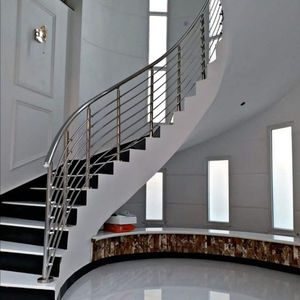 Balustrade en acier inoxydable pour balcon extérieur de villa moderne - Product Image 6