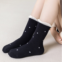 Chaussettes en coton tricoté jacquard à motif léopard, design personnalisé, confortables, écologiques, anti-humidité, élastiques, pour jeunes