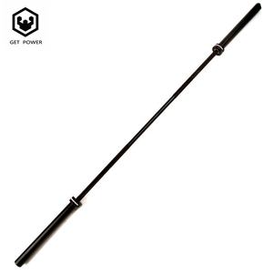 Barre d'haltères noire durable pour la musculation et la gymnastique, barre d'haltères olympique - Product Image 2