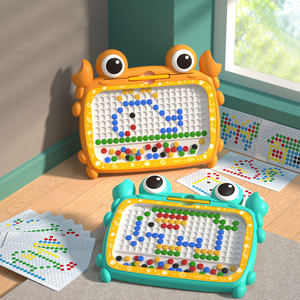 Mainan edukasi balita 2023, mainan edukasi balita, warna-warni, papan manik-manik Magnet, mainan menggambar Doodle, papan gambar pembelajaran magnetik untuk anak-anak - Product Image 2