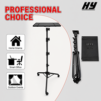 Support de projecteur pliable avec plateau et roulettes, réglable en hauteur, anti-vibration, durable, pour bureau, studio, vente en gros