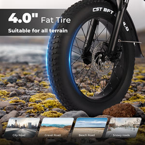 Vélo électrique pliable à pneus larges de 20 pouces en stock dans l'UE, puissance maximale de 750 W, 48 V, 13 Ah, autonomie de 100 km, Shimano 7 vitesses, frein à disque IP65, pour les trajets quotidiens - Product Image 5