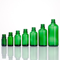 Flacons compte-gouttes en verre ambré de 20ml 30ml d'huile essentielle de quantité minimale de commande basse de 10 ml avec logo de boîte d'emballage