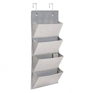 Best Over-the-Door Wire Rack with Hanging Sundries Pocket Organizer Foldable Fabric <b>Storage</b> Bags for Tools Jewelry <b>Shelf</b> <b>Storage</b> - Product Image 5