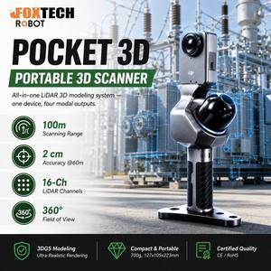 Handheld Slam Lidar Portable Wireless Laser Point Cloud High Precision 3D Scanner For Building Surveying Mapping Construction
