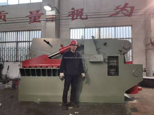 Máquina de Corte Hidráulica de Acero Inoxidable Tipo <span class=keywords><strong>Cocodrilo</strong></span>, Modelo Q43-200, 200T de Fuerza Máxima, para Chatarra, Residuos de Acero, Placas de Aluminio - Product Image 5