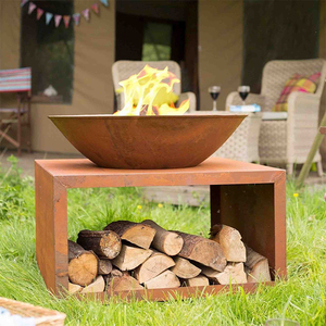 GNEE New Modern Stylish in Stock Outdoor Gas <b>Fire</b> Bowl Corten Steel Table Top <b>Fire</b> <b>Pit</b> Durable <b>Fire</b> Bowl Outdoor Firepit - Product Image 5