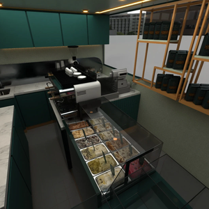 Estante de exhibición LED de madera para cafeterías-Vitrina impermeable hecha en fábrica personalizada Hierro acrílico para frutas secas de café especial - Product Image 6