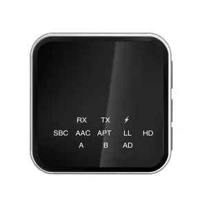 Trasmettitore e ricevitore Audio Bluetooth 2 in 1 da 2023 HG con ricevitore Audio Wireless a batteria integrata con microfono