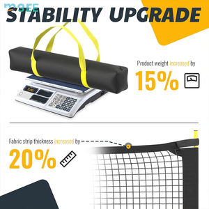 SeeMore Backyards Marco de metal 22 FT USAPA Tamaño de la regulación <span class=keywords><strong>Bolsa</strong></span> de transporte estable Red de Pickleball con soporte de bola de pepinillo - Product Image 5