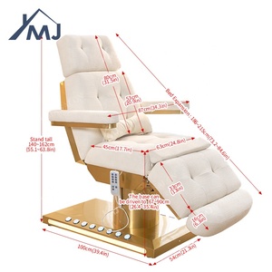 <span class=keywords><strong>Camilla</strong></span> Eléctrica de Lujo para Salón de Belleza, Extensible, para Tratamientos Faciales, Spa, Masajes y Pestañas - Product Image 6