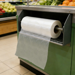 Factory Direct Transparent PE Plastic Bags Valve Gravure Printing Custom Logo Food <strong>Fruit</strong> Vegetable Supermarket Packaging <strong>Roll</strong> - Product Image 3