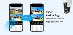 مصنع c662dر أوكام برو في الهواء الطلق عدسة مزدوجة واي فاي الأمن واي فاي كاميرا تتبع الحركة البشرية - Product Image 5