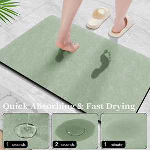 <span class=keywords><strong>Tapis</strong></span> <span class=keywords><strong>de</strong></span> <span class=keywords><strong>bain</strong></span> <span class=keywords><strong>vert</strong></span> 47x17 pouces, grand <span class=keywords><strong>tapis</strong></span> <span class=keywords><strong>de</strong></span> <span class=keywords><strong>bain</strong></span> en terre <span class=keywords><strong>de</strong></span> diatomée à séchage rapide, antidérapant avec dos en caoutchouc, <span class=keywords><strong>tapis</strong></span> <span class=keywords><strong>de</strong></span> douche - Product Image 4
