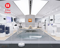 Étagère d'exposition pour accessoires de téléphonie mobile, présentoir de produits numériques, vitrine de supermarché, vitrine électronique