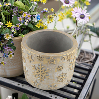 Source Usine Gaufrage Éléments Béton Pot De Plantation Utilisation dans Jardin Balcon Bureau Ciment Succulent Pot De Fleurs