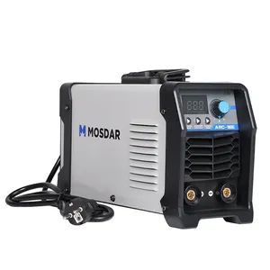 MOSDAR VRD Digital Sinérgico 160 Amp Inverter Stick Soldador Portátil MMA Equipo de Soldadura de ARC, Soldador de ARCO, Equipo de Soldadura de