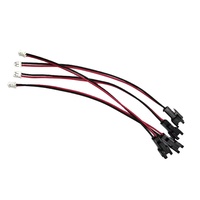 Adaptateur de câble de faisceau de câbles SHANWEI JST SM Connecteur SM 2 broches mâle et femelle pour diode électroluminescente