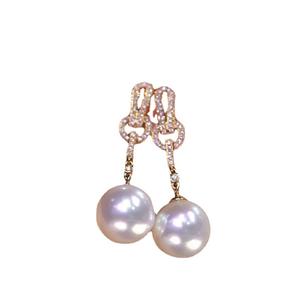 Accesorios de Plata S925 para DIY con Perlas, Hermosas Cuentas Redondas de 8-12 mm en Base Vacía 21603, Joyería para Pendientes - Product Image 5
