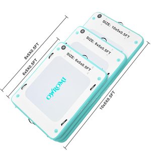 Plateforme flottante gonflable et ponton de natation, plateforme aquatique pour piscines extérieures, matériau PVC, garantie de 2 ans - Product Image 4