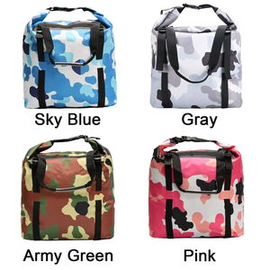 Sac de plage en PVC personnalisé pour femmes, sac à main de plage, camouflage, sac étanche à enroulement, pour la navigation de plaisance, la randonnée, le kayak, le rafting - Product Image 2