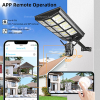 Lampe solaire de rue extérieure étanche IP65 4G/WiFi avec caméra CCTV 3MP, panneau solaire 25W, batterie 25000mAh, vision nocturne 10-15M, grande portée