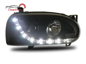 CARMATES gruppo faro di vendita caldo LED DRL lampade anteriori indicatore di direzione faro anteriore per <span class=keywords><strong>Volkswagen</strong></span> VW Golf3 <span class=keywords><strong>Golf</strong></span> 3 1992 - <span class=keywords><strong>1997</strong></span> - Product Image 6