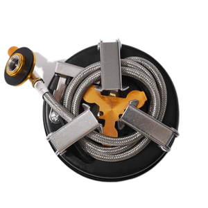 Fornello Portatile Pieghevole a Butano per Campeggio, Leggero, per Escursioni e Picnic, OEM, Antivento, Sicuro, a 3 Fuochi - Product Image 6
