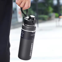 Bouteille d'eau isotherme pour enfants en acier inoxydable SS304 à double paroi, sans BPA, écologique, isolation thermique 24/12h, anti-fuite, design personnalisé
