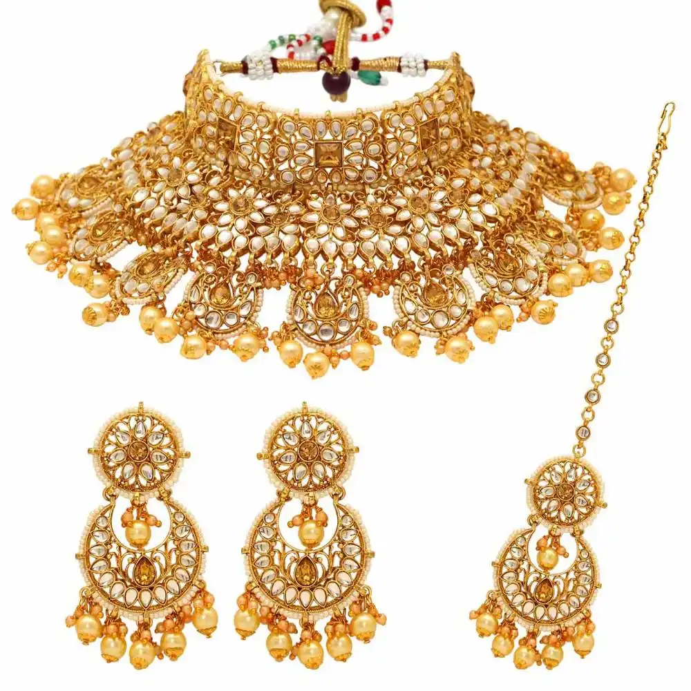 Pakistani Ethnic Bridal Kundan jewellery