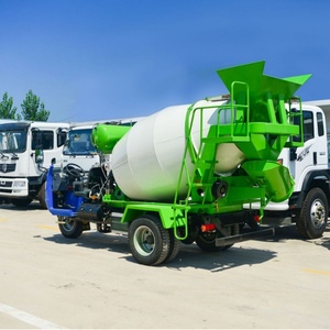 Camión Mezclador de Cemento de Cinco Ruedas con Cinco Compartimentos, Camión Mezclador de Concreto Pequeño para Carreteras Interiores de 2.5m3 3m3 - Product Image 6