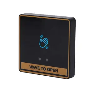 Wave To Open Door Exit Infrared Non Touch Door Release Control Button Ir Contactless Exit Smart Switch IP67 Waterproof Touchless