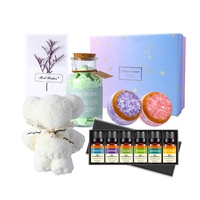Creative Saint Valentin Anniversaire Luxe Femme Spa Serviette Bombe De Bain Savon Papier Huile Essentielle Ensemble Parfum Coffrets Cadeaux