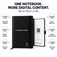 Carnet NFC A5 personnalisé avec logo, ouverture par tapotement pour ouvrir le site de l'entreprise, guide de formation, journal d'affaires pour événements d'entreprise
