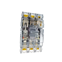 Disjoncteur modulaire en cuivre QHM1-400L 3300 3P 350A 400A 400V 50KA Icu 35KA Ics à boîtier transparent