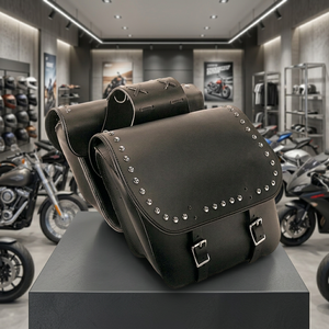 Bolsa de Cuero para Motocicleta Estilo Vintage GLOBAL LEATHER, de Cuero Genuino, Impermeable, para Viajes - Product Image 4