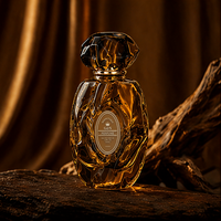Flacons de parfum de luxe en verre dépoli avec pulvérisateur à pompe, diffuseur à bâtonnets sérigraphié, tailles 30ml/50ml/100ml